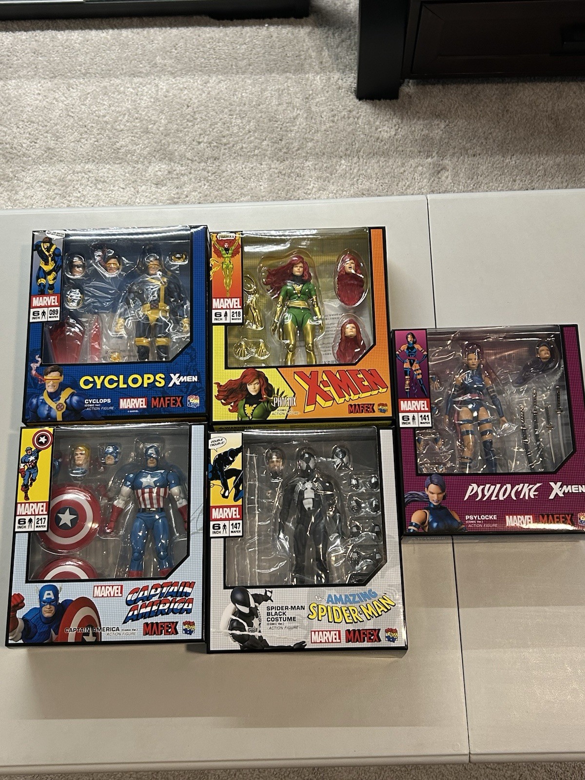 Mafex Lot of 5
