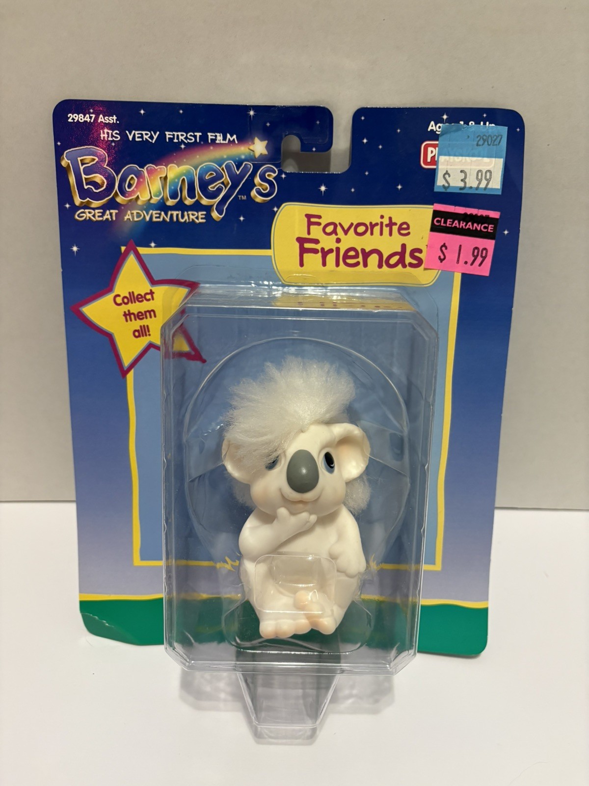 New Vintage 1997 Barneys Great Adventure Favorite Friends Twinken Toy Sealed