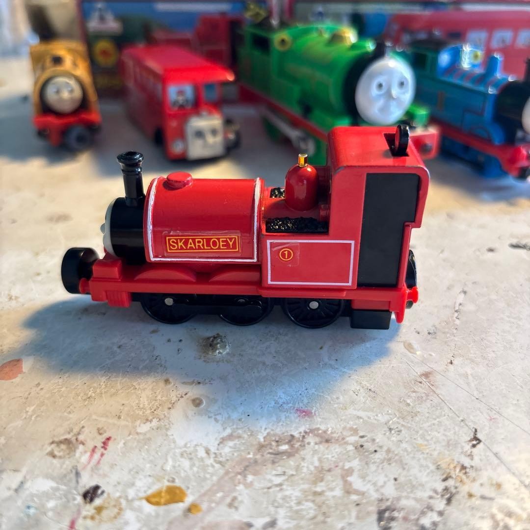 Tomy Thomas Engine Set Plarail Train Collection Vintage Toy Model Diorama