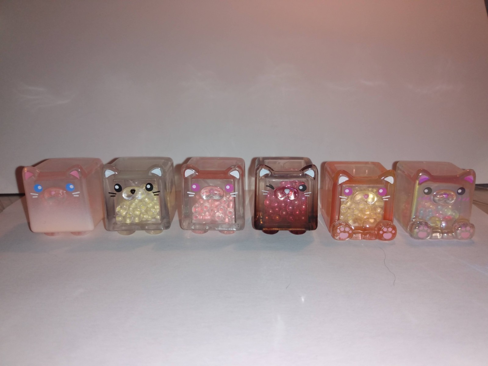 Choco Teddy Square Cat mini size set of 6