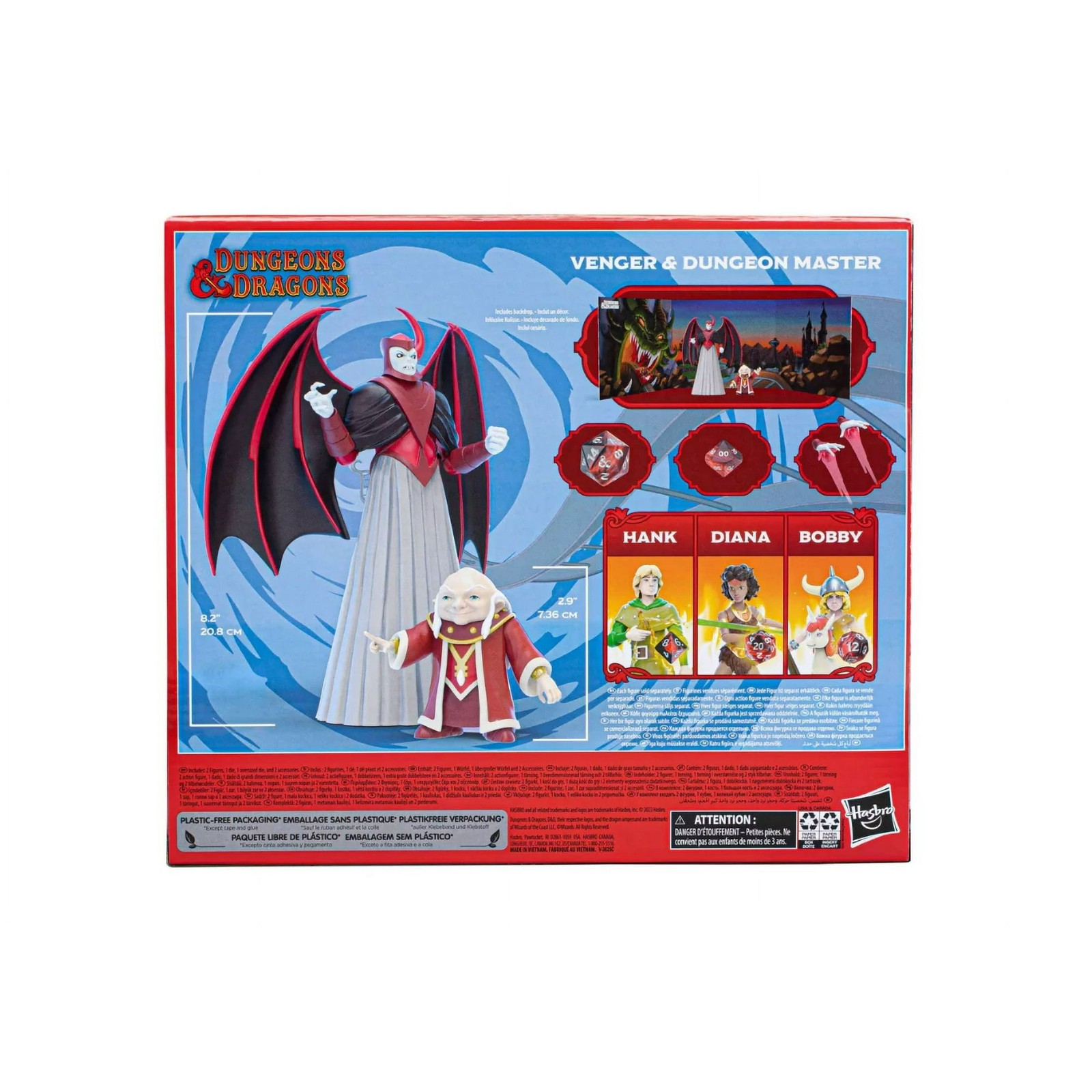 Dungeons & Dragons Cartoon Classics Scale Dungeon Master & Venger Action Figures