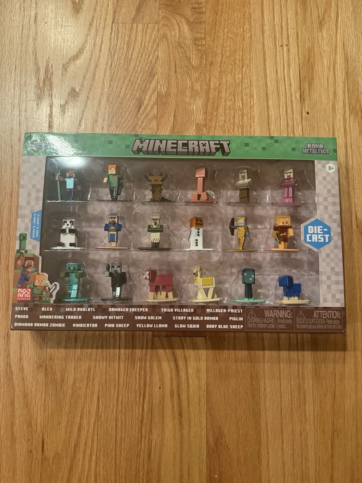 18pc MINECRAFT (2025) Nano Metalfigs ~Series 13~ Die Cast Figures #30770