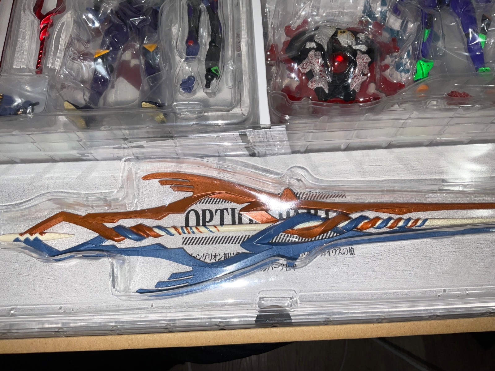 Kaiyodo Revoltech Evangelion Evolution EX TEST TYPE-01 & 13 & Spear Of Gaius