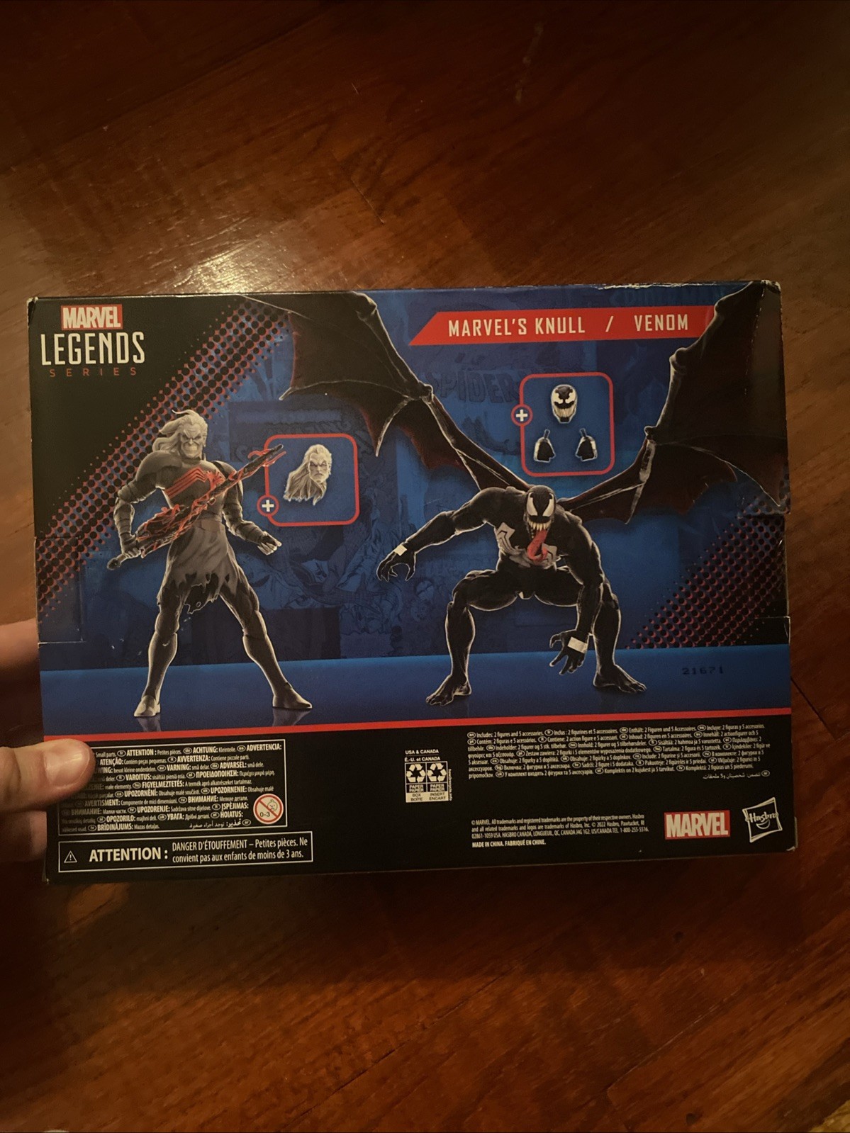 Marvel Legends Knull and Venom 2-Pack Action Figures King in Black BRAND NEW
