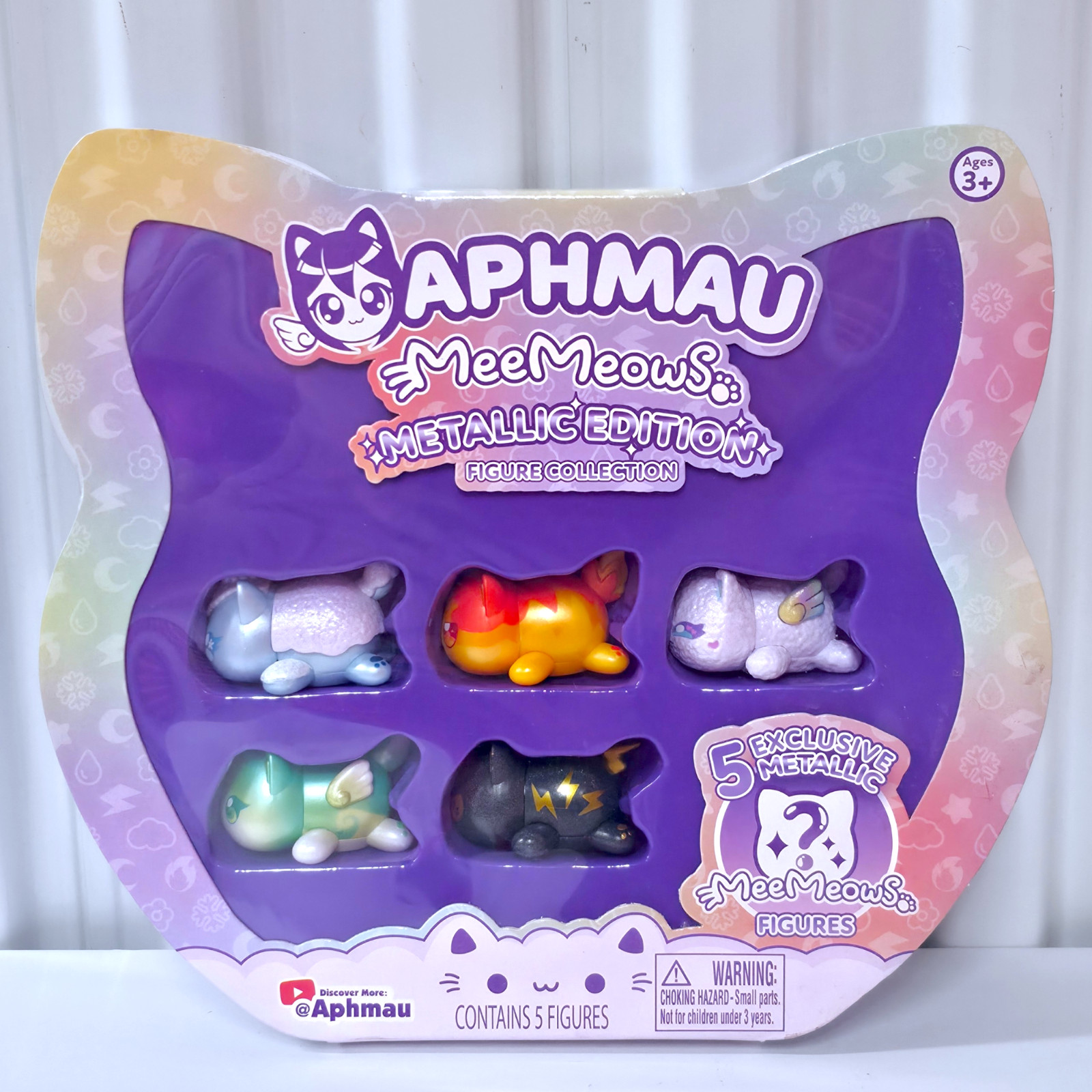 Aphmau MeeMeows Multi-Pack – Metallic Edition – 5 Exclusive Metallic Figures NEW