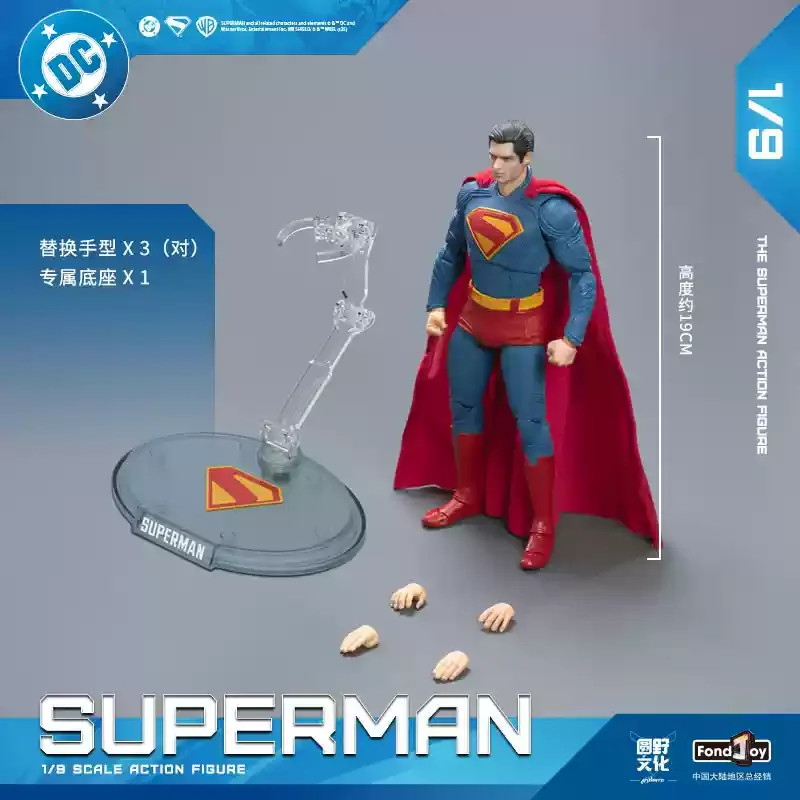Fondjoy 1:9 Scale DC New Superman Superdog Krypto Action Figure 7&Prime; Gift