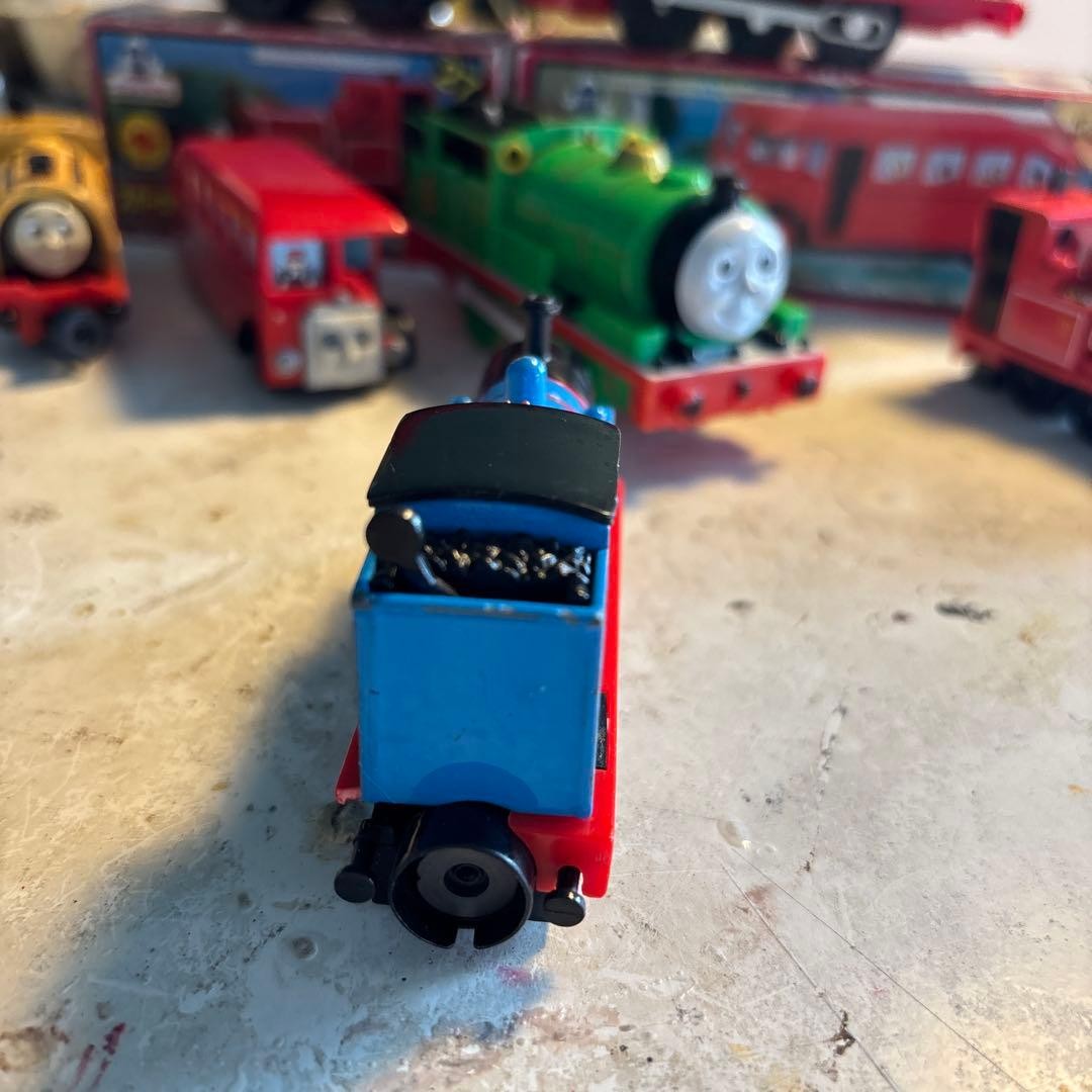 Tomy Thomas Engine Set Plarail Train Collection Vintage Toy Model Diorama
