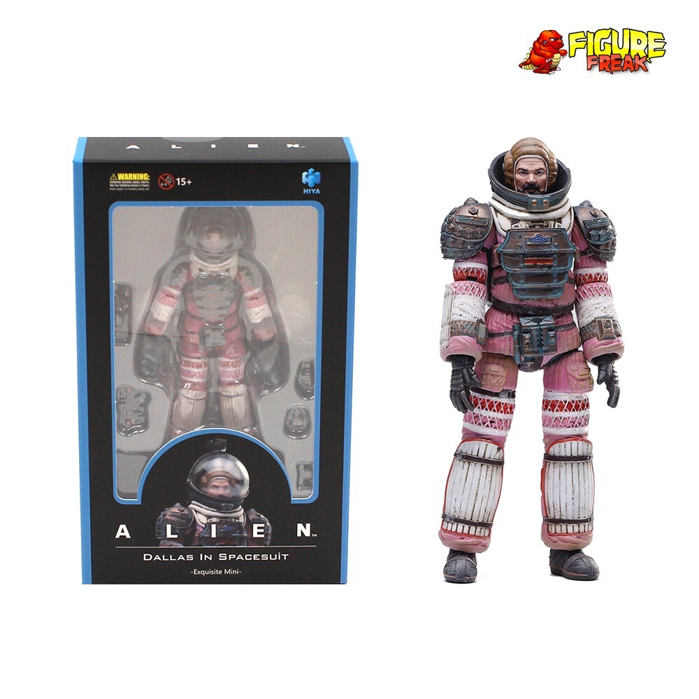 Hiya Toys Alien 1979 Movie Dallas in Spacesuit 4.5&Prime; Action Figure 1:18 Scale