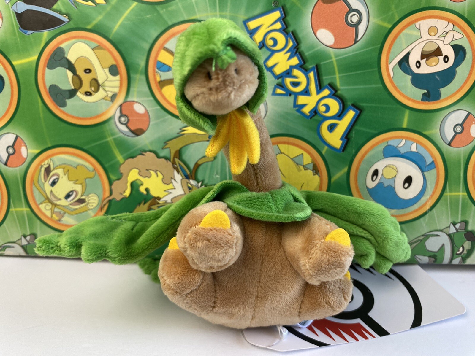 Pokemon Center TROPIUS Poke Plush Sitting Cuties FIT stuffed doll figure go toy