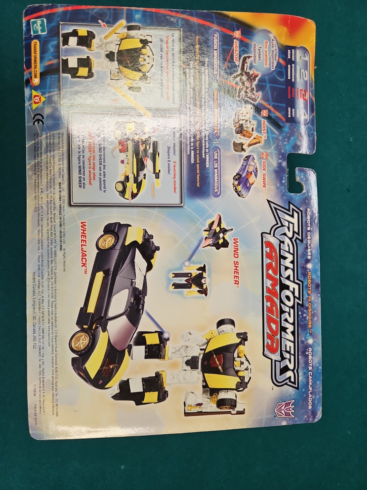 Transformers Armada Wheeljack Deluxe Class Action Figure w Windsheer NEW 2003