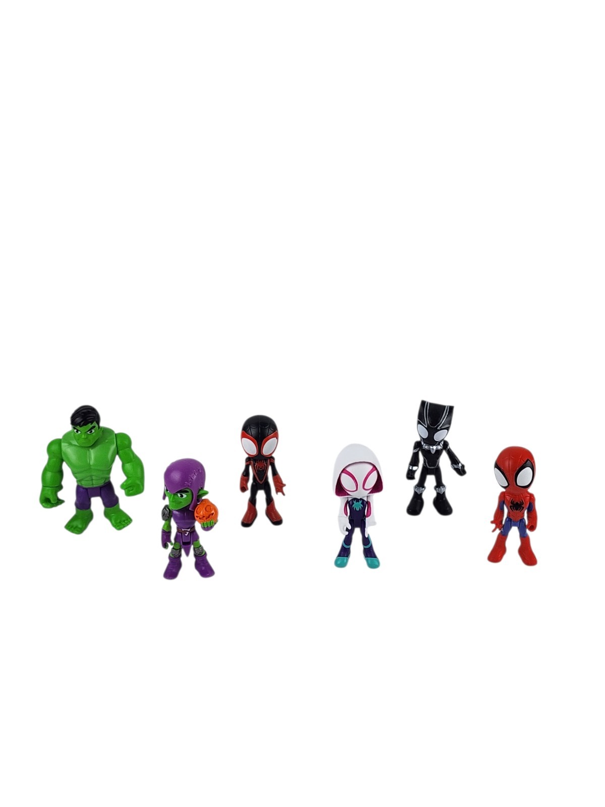 Marvel Spidey and His Amazing Friends 4” Action Figures Mixed Lot of 6