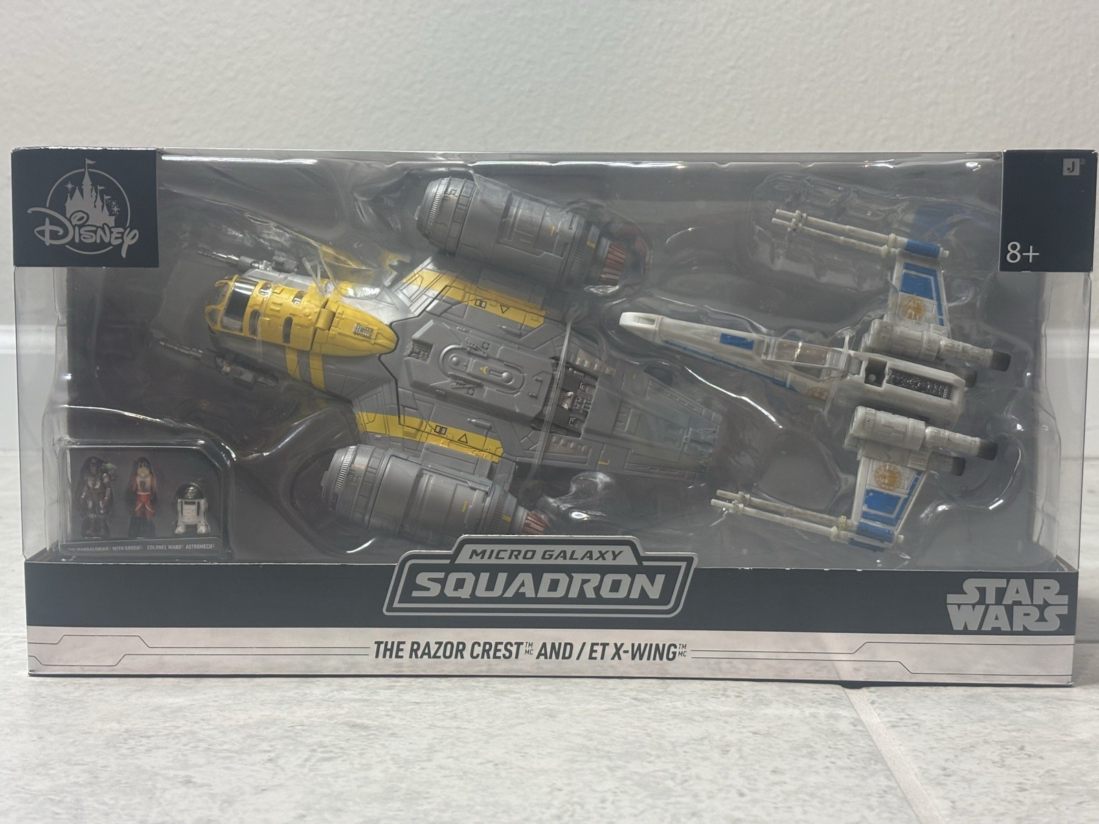 2026 Star Wars Micro Galaxy Squadron The Razor Crest & ET X-Wing Set NEW