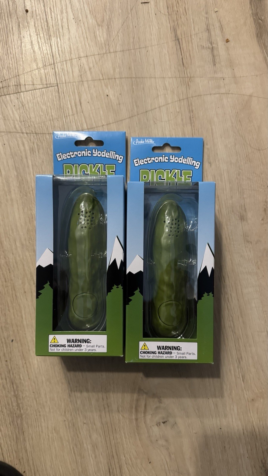 2pk Archie Mcphee Yodeling Pickle: a Musical Toy, Fun for All Ages,