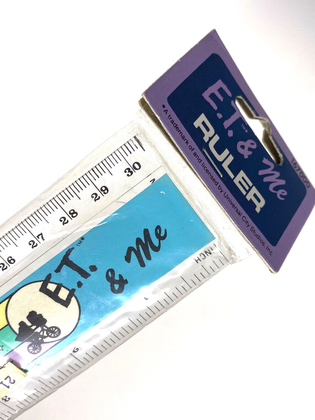1982 E.T. The ET Extra-Terrestrial SpiralBound Notebook & 12&Prime; inch Ruler LOT VTG