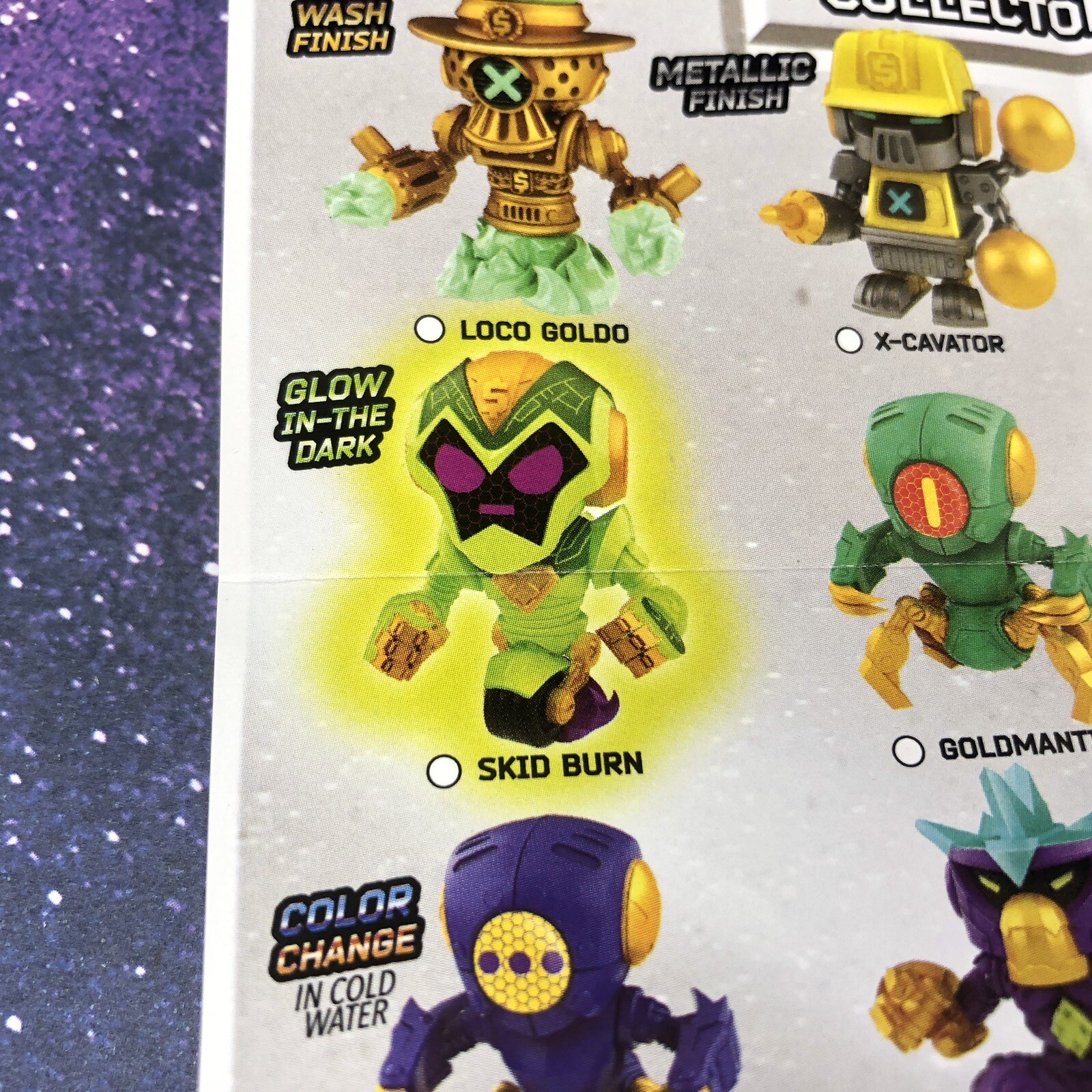 Treasure X Robots Gold Mini Bot- SKID BURN