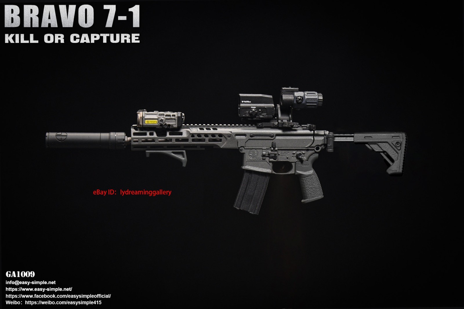 EASY&SIMPLE GA1009 BRAVO 7-1 KILL OR CAPTURE 1/6 Limited Edition Action Figure