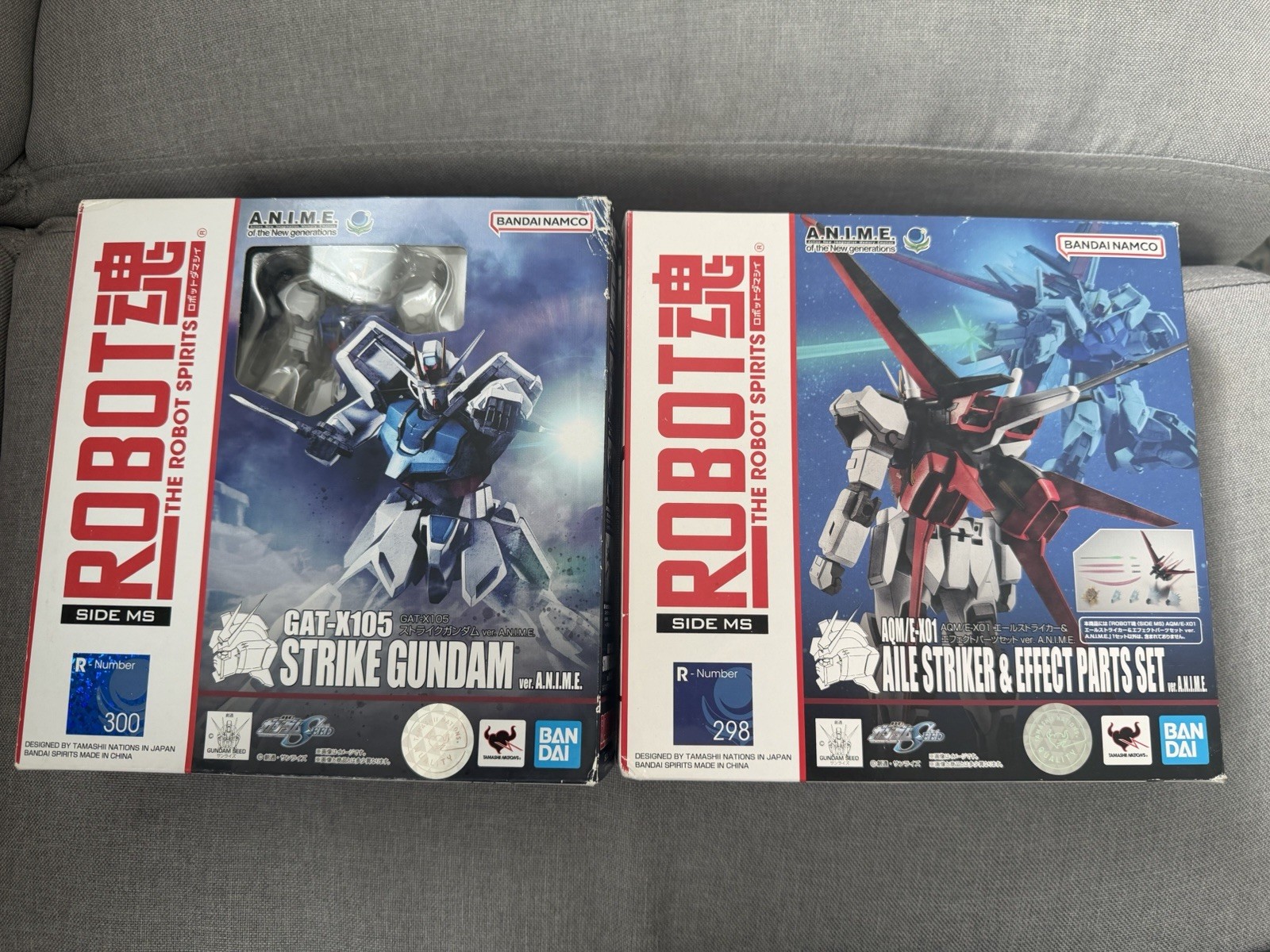 Bandai Gundam Seed Robot Spirits GAT-X105 Strike & Aile Striker Effect Parts Set