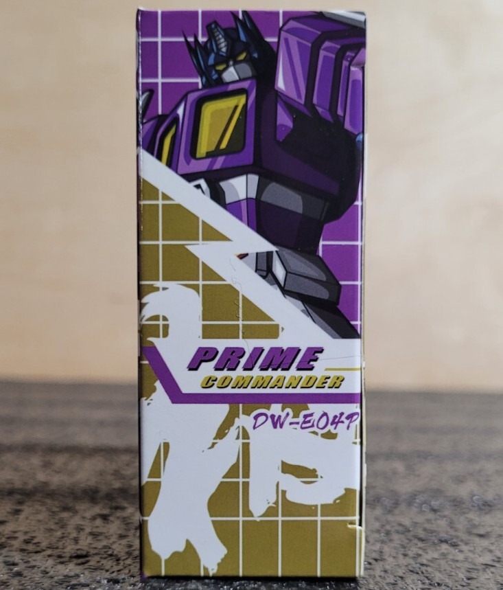 Dr Wu DW-E04P Prime Commander figure with trailer – purple version