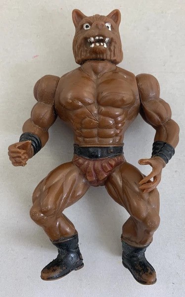 Galaxy Heroes Anubi Wolf Wolfman Vintage 1987 Motu He-man Ko Bootleg Figure