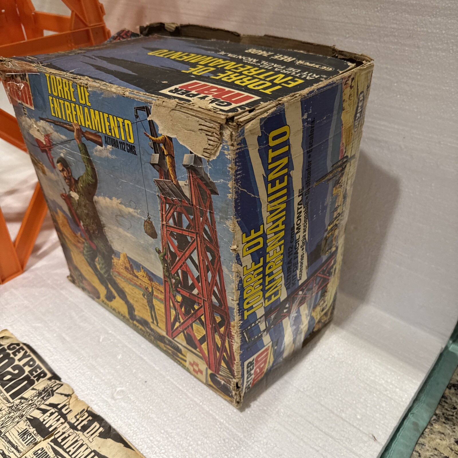 Geyper Man ACTION MAN TRAINING TOWER Spanish Version MANUAL, Not Complete