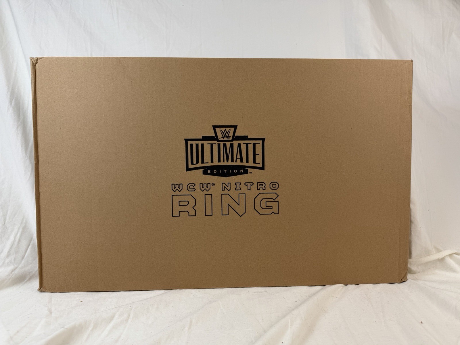 WCW Nitro Real Scale Wrestling Ring Playset w/ Eric Bischoff Ultimate Edition