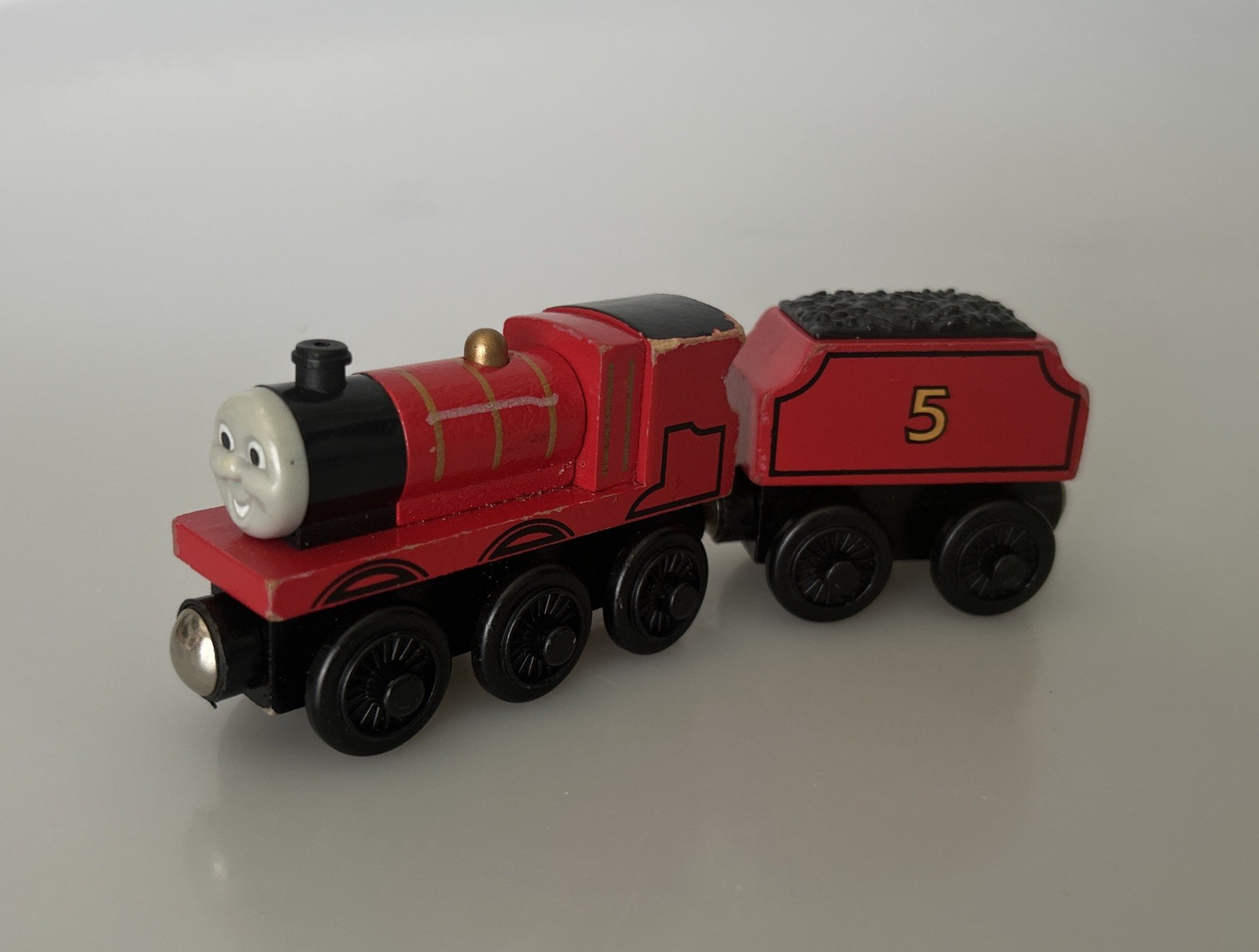 Thomas & Friends Learning Curve Wooden Railway James & James’ Tender 2003 Train