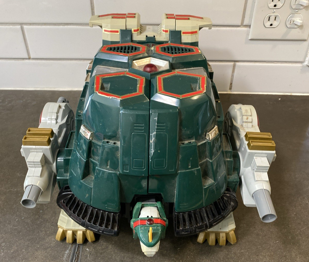 Mighty Morphin Power Rangers Tor The Shuttle Zord 1994 Bandai Turtle Tortoise