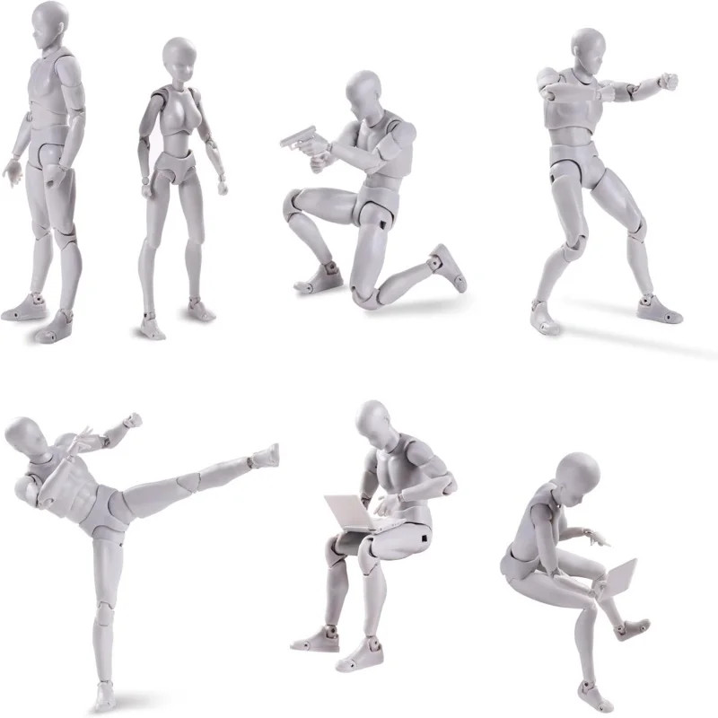 Movable Body Kun Chan Action Figure Drawing Mannequin Artist Sketch Model Gift