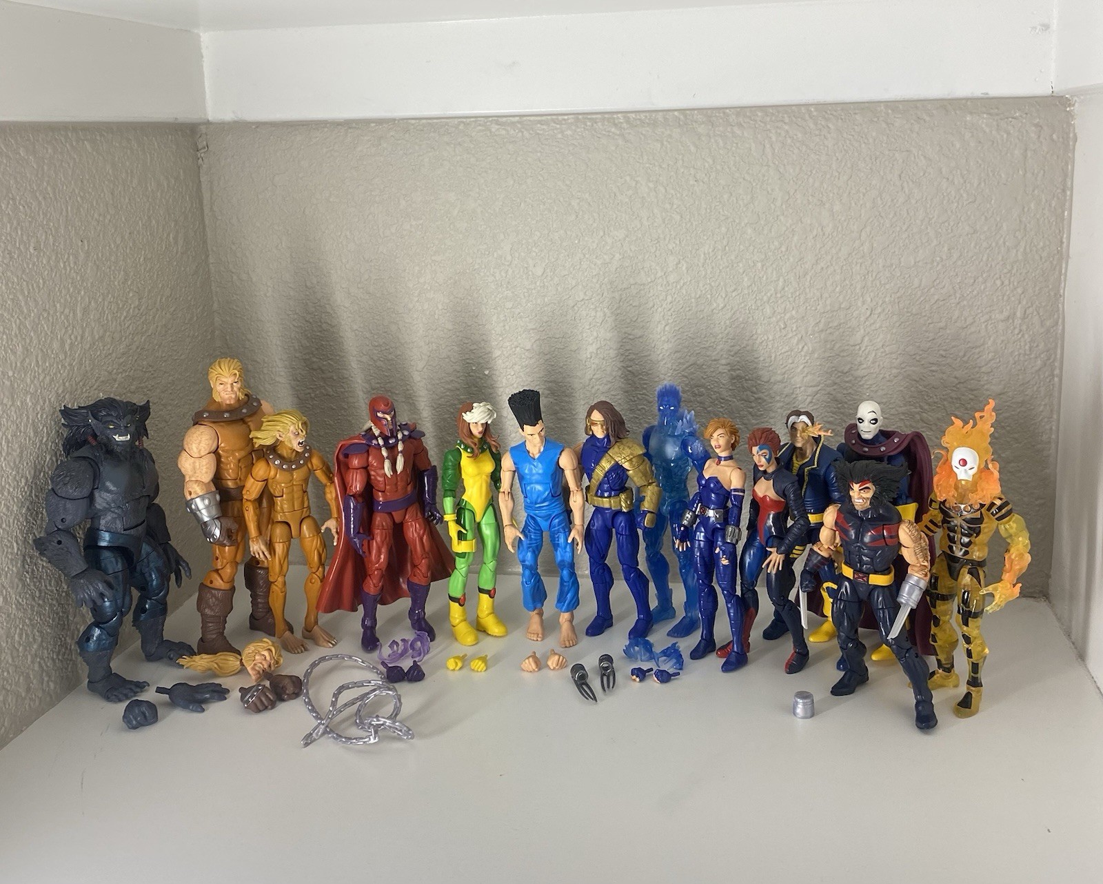 Marvel Legends 14 X-Men AOA Age of Apocalypse loose Sugar Man Colossus BAF Wave