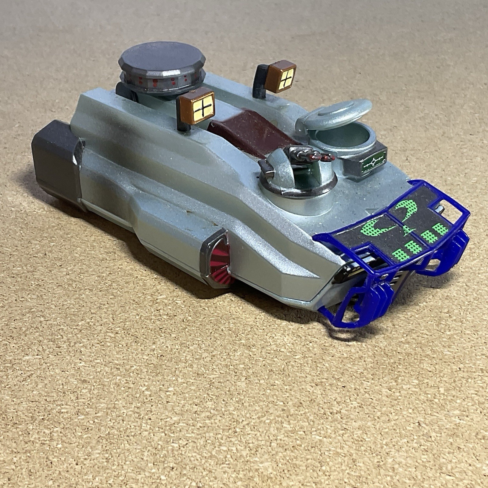 Armored Binone Carrier Bimini Hovercraft, Irwin Sci-Fi Toy 2001, No Figures