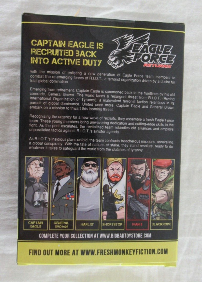 Eagle Force Returns General Brown #02 Box FMF 2023 BBTS Exclusive NO FIGURE