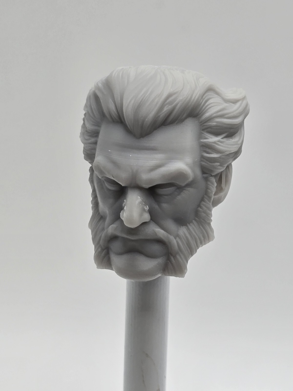 3d Print RA&rsquo;S AL GHUL Head #2 1:10 7&Prime; MARVEL LEGENDS MCFARLANE DC MULTIVERSE