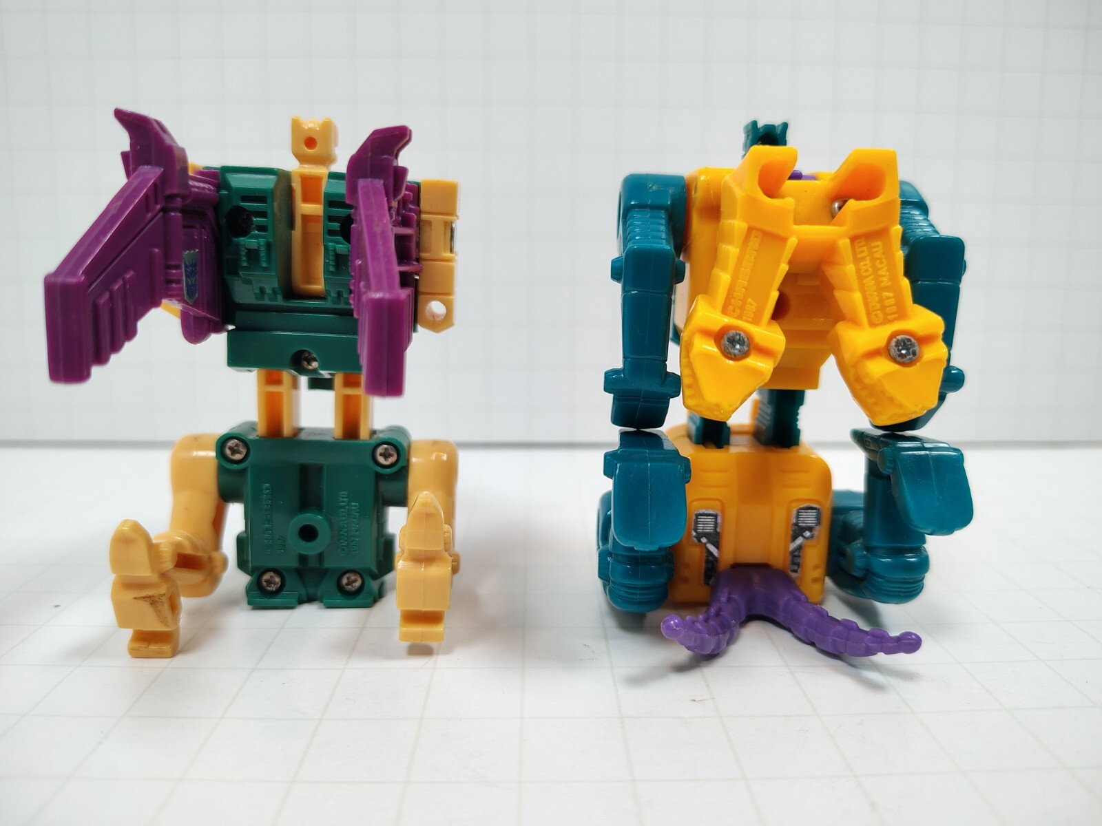 Transformers G1 Vintage Combiner Gestalt Terrorcons Abominus complete Paper Card