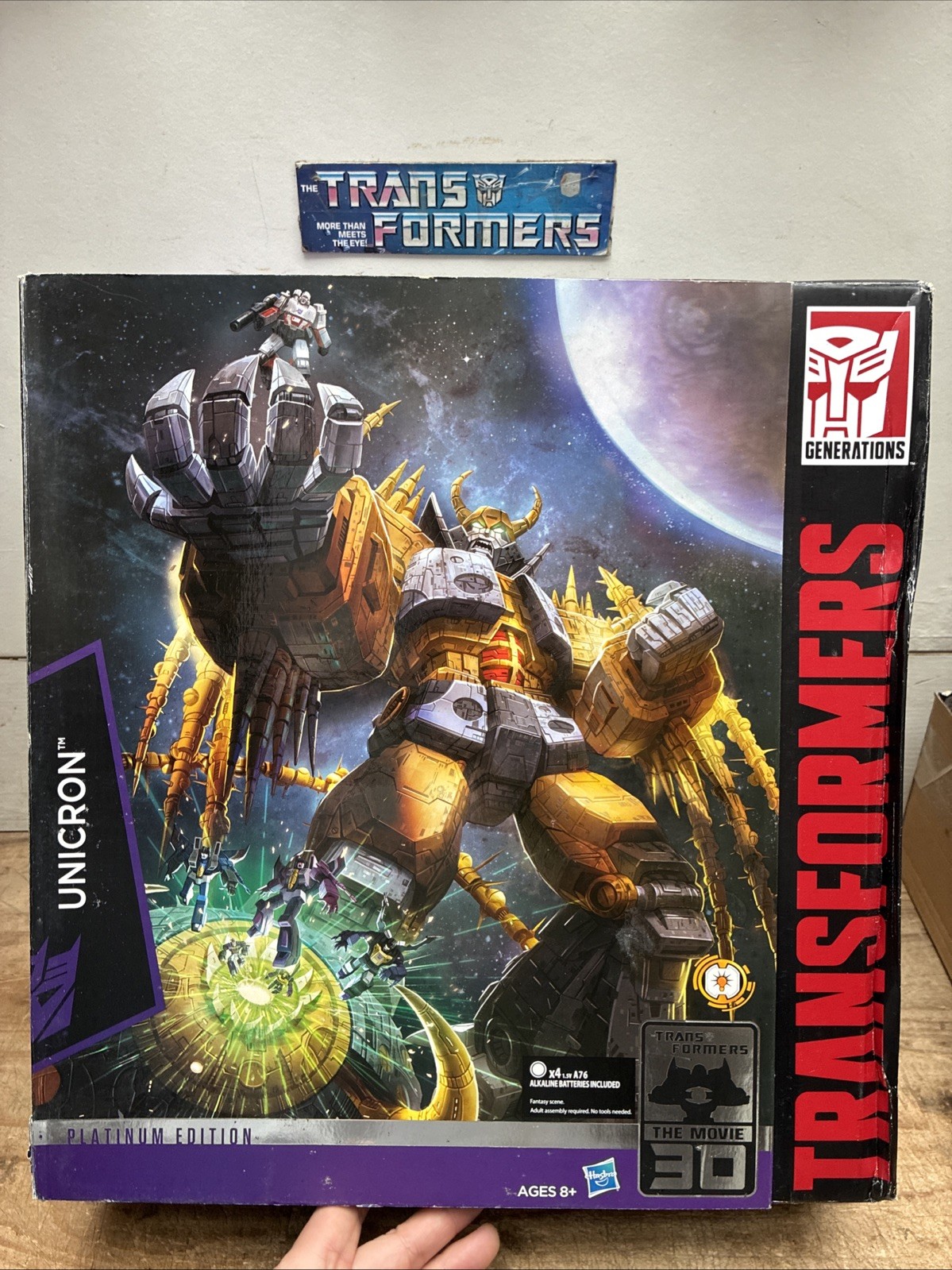 Transformers Haabro 2016 Platinum Edition Unicron Universal Dominator Complete