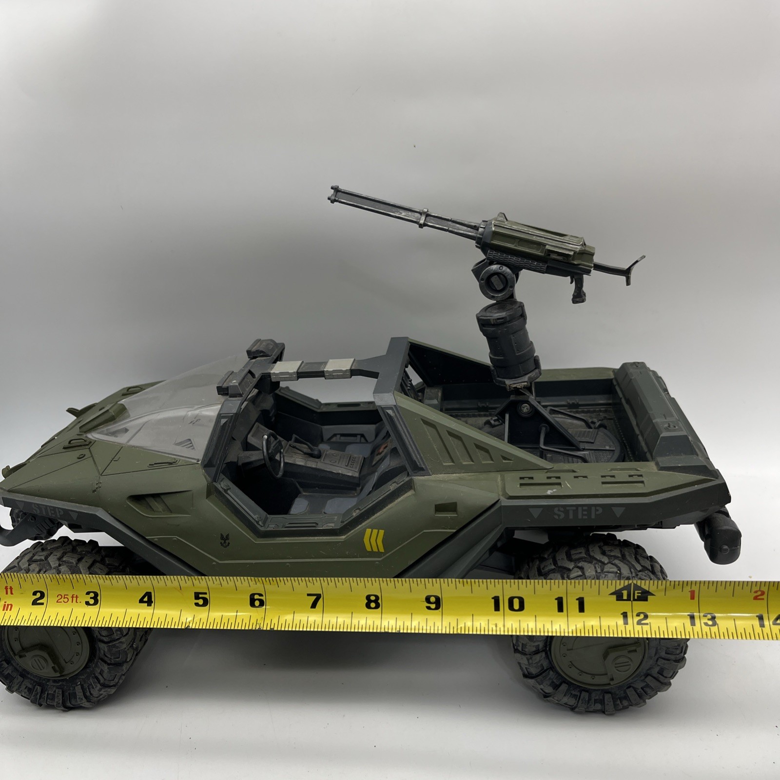 HALO REACH WARTHOG W/LIGHT ANTI AIRCRAFT GUN MCFARLANE TOYS RARE & HARD TO FIND