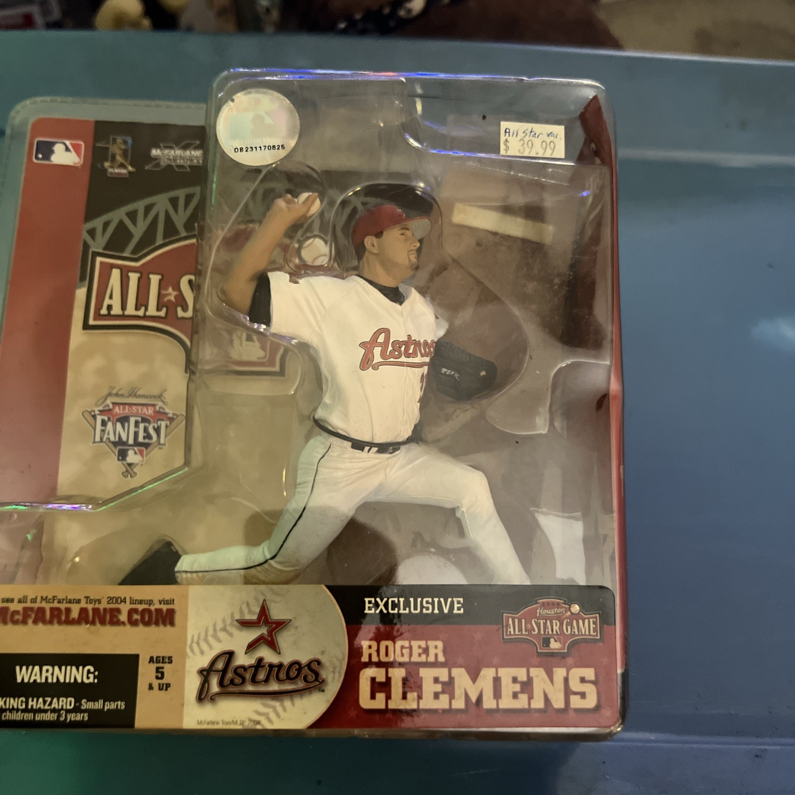 McFarlane Roger Clemens MLB 2004 Houston Astros All Star Game Exclusive