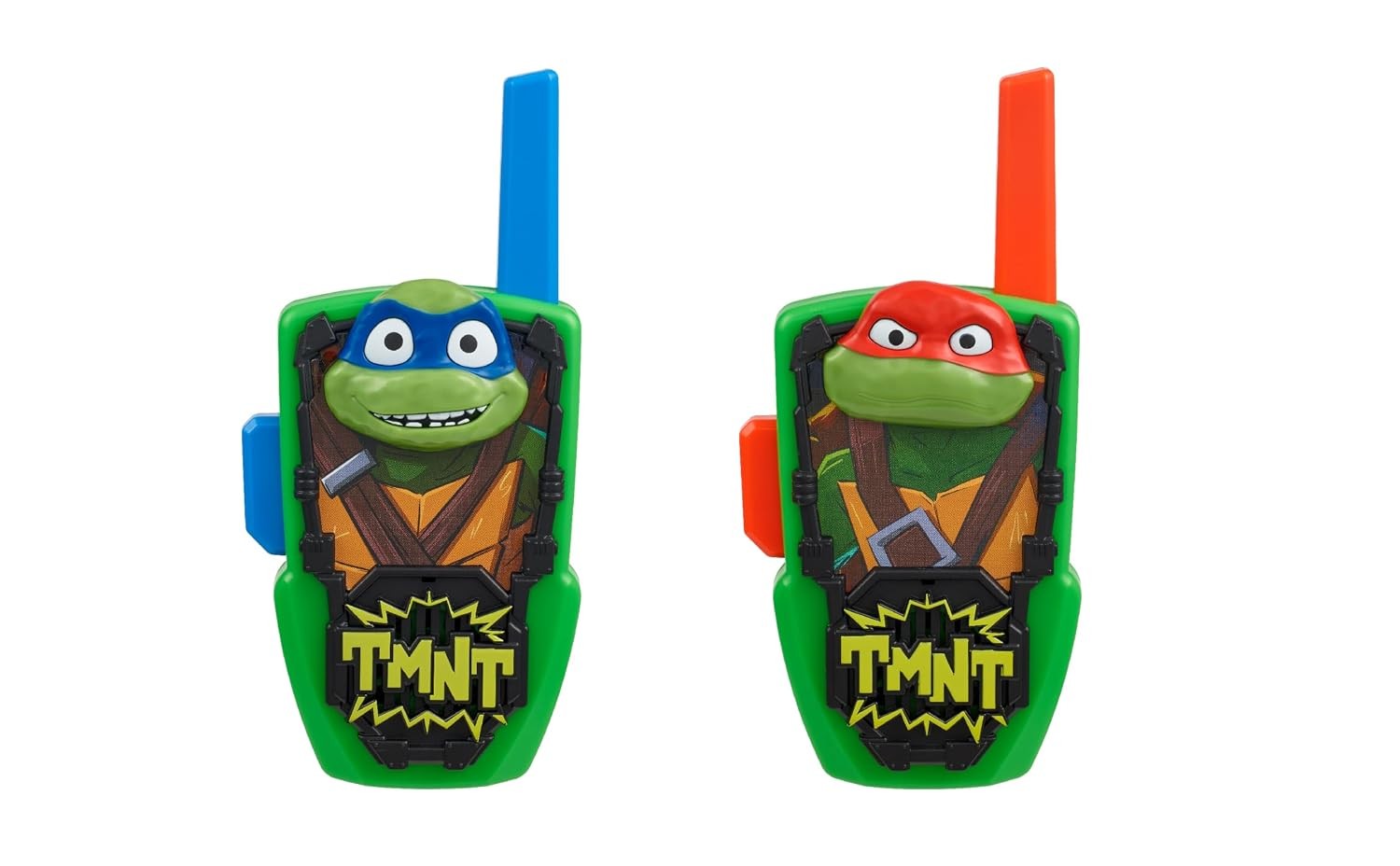Teenage Mutant Ninja Turtles Static Free Kids Walkie Talkies Indoor Outdoor