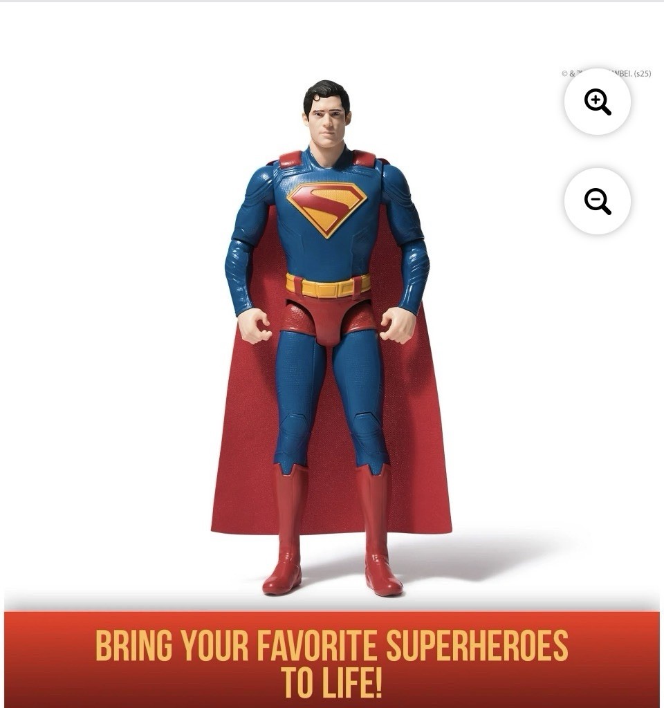 DC Comics SUPERMAN, 12-inch Superhero Action Figure, for Ages 4 and up