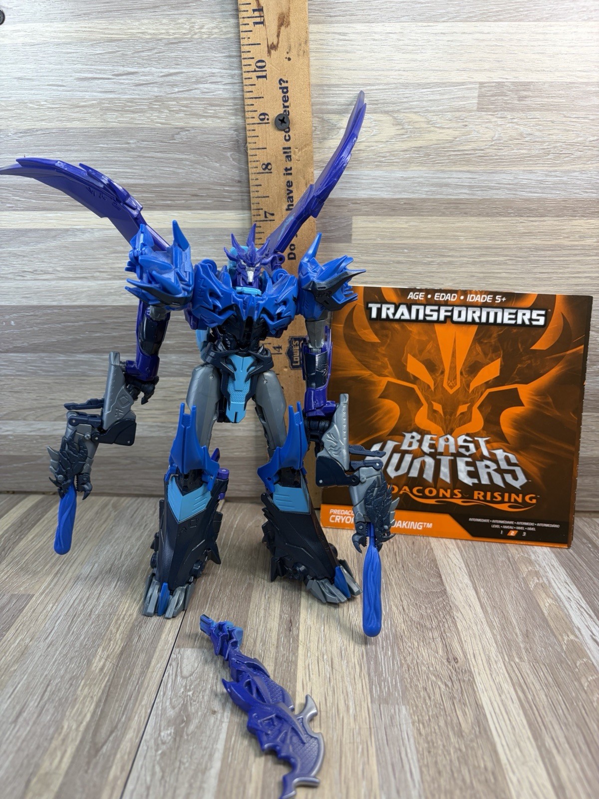 Transformers Beast Hunters Predacons Rising Cryofire Predaking Voyager Class