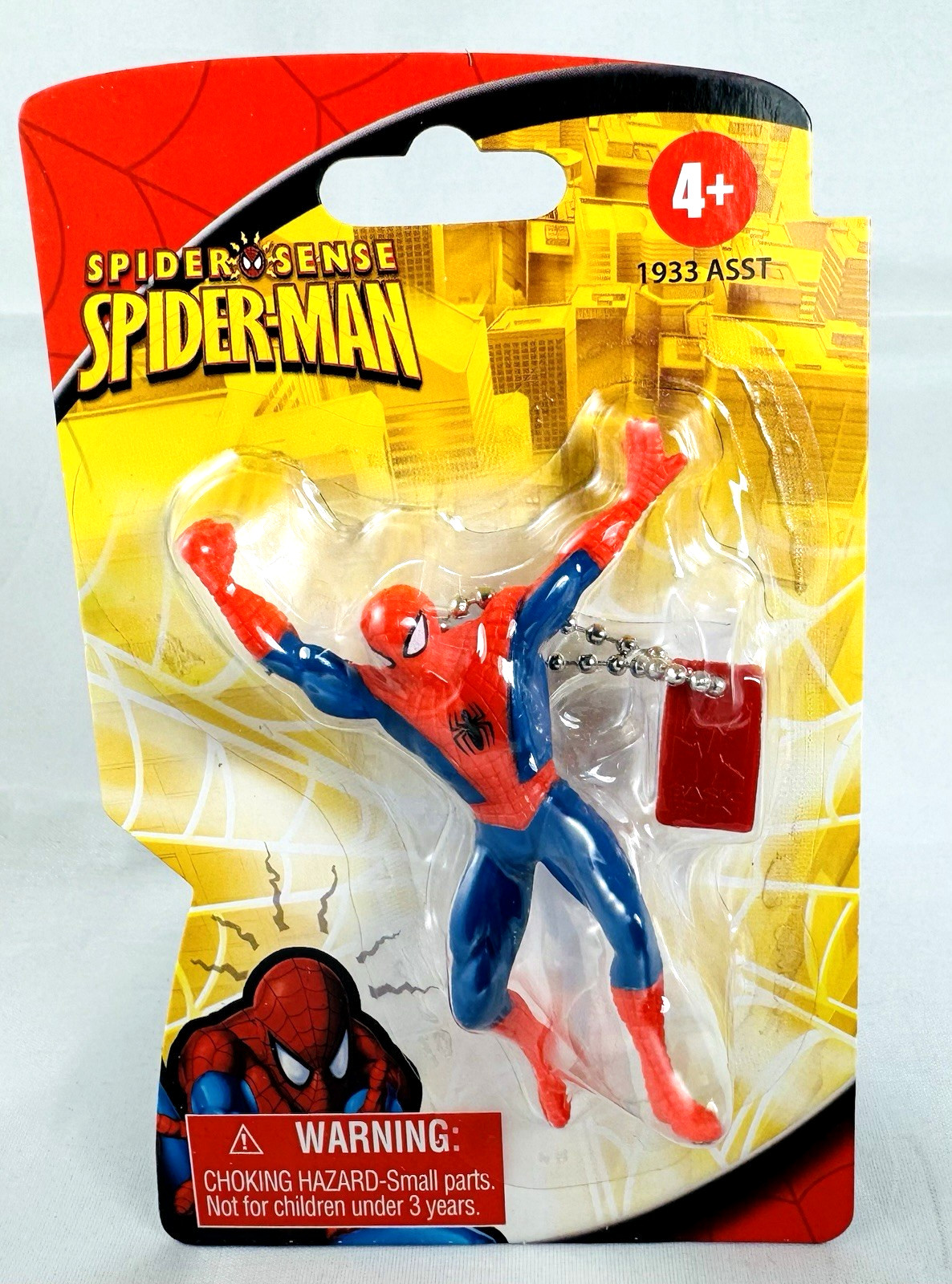 MARVEL SPIDER-MAN KEYCHAIN SPIDER SENSE 2010 BASIC FUN