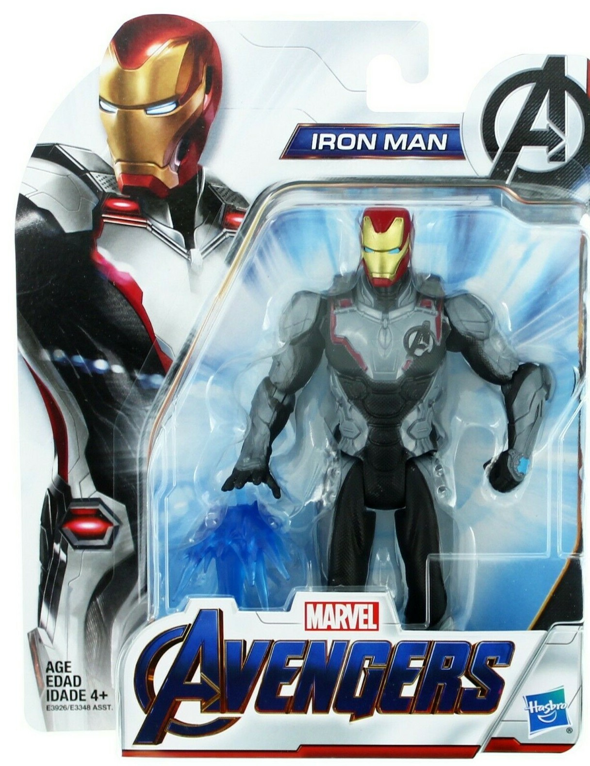 Marvel Avengers Iron Man Tony Stark 6&Prime; Action Figure Poseable Toy Ages 4+