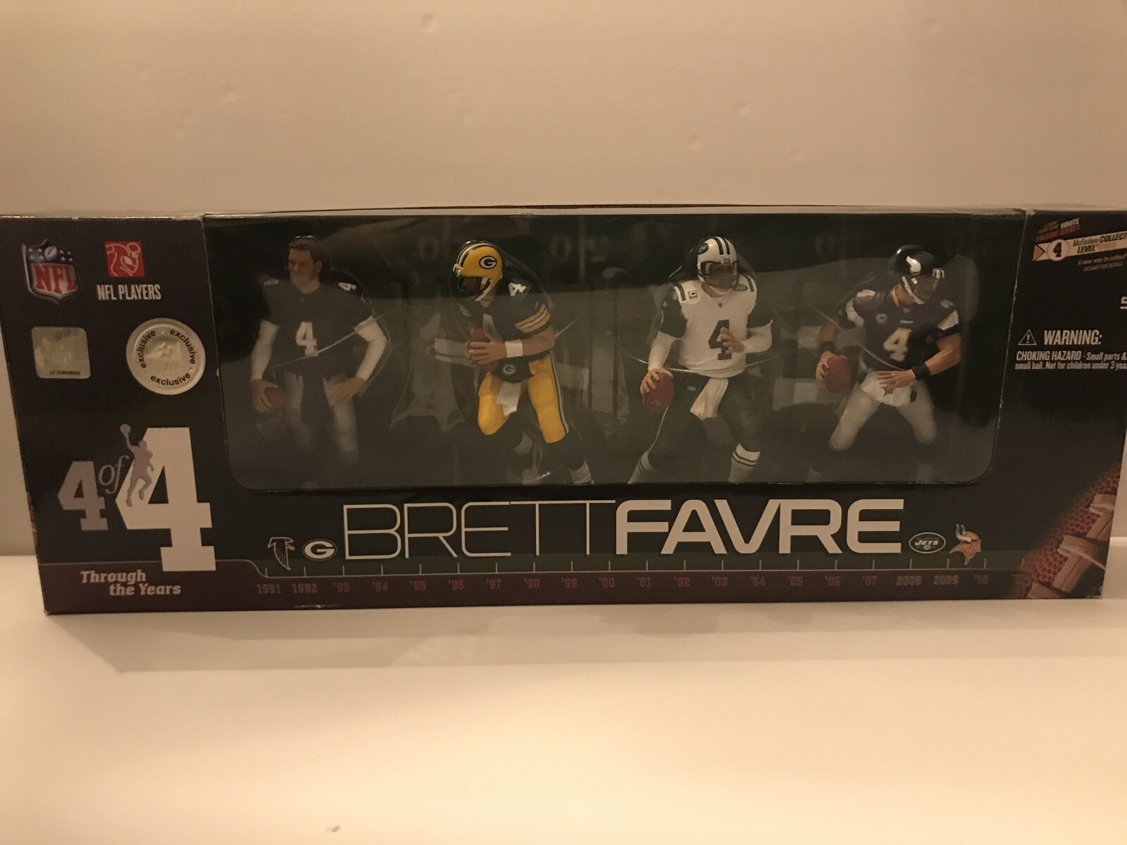 NFL Brett Favre Through The Years 4 OF 4 Mcfarlanes Sports picks
