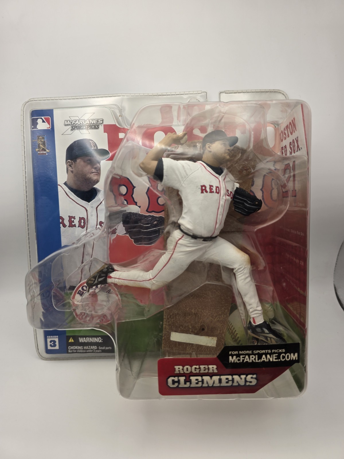 ROGER CLEMENS Boston Red Sox Rare Variant McFarlane MLB Series 2 Figure