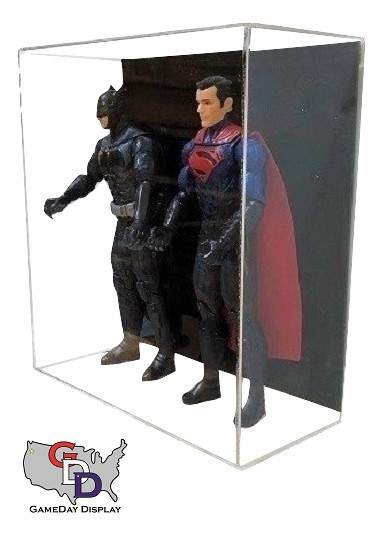 Acrylic Wall Mount Double Action Figure Display Case Box 12&Prime; 1:6 Scale 1/6