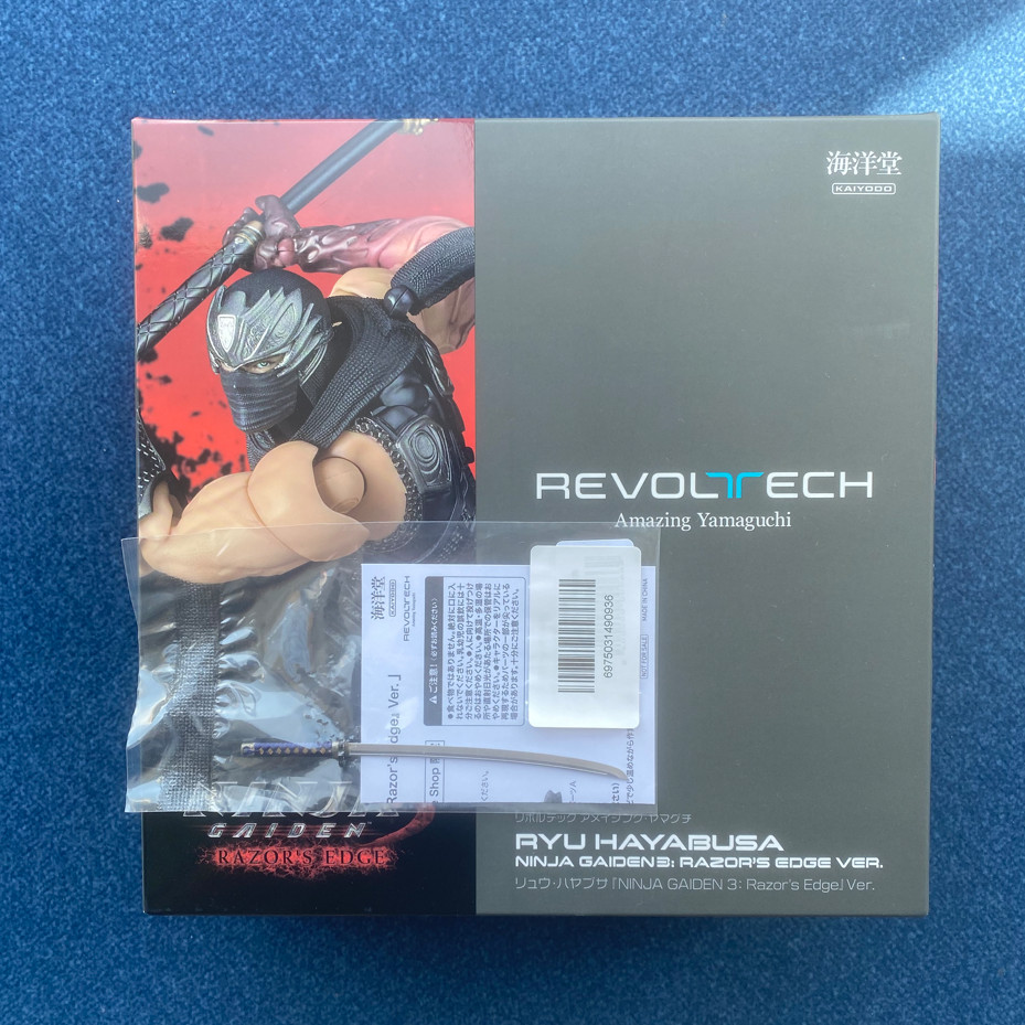 Kaiyodo Amazing Yamaguchi NINJA GAIDEN 3 Ryu Hayabusa Figure Model with Bonus
