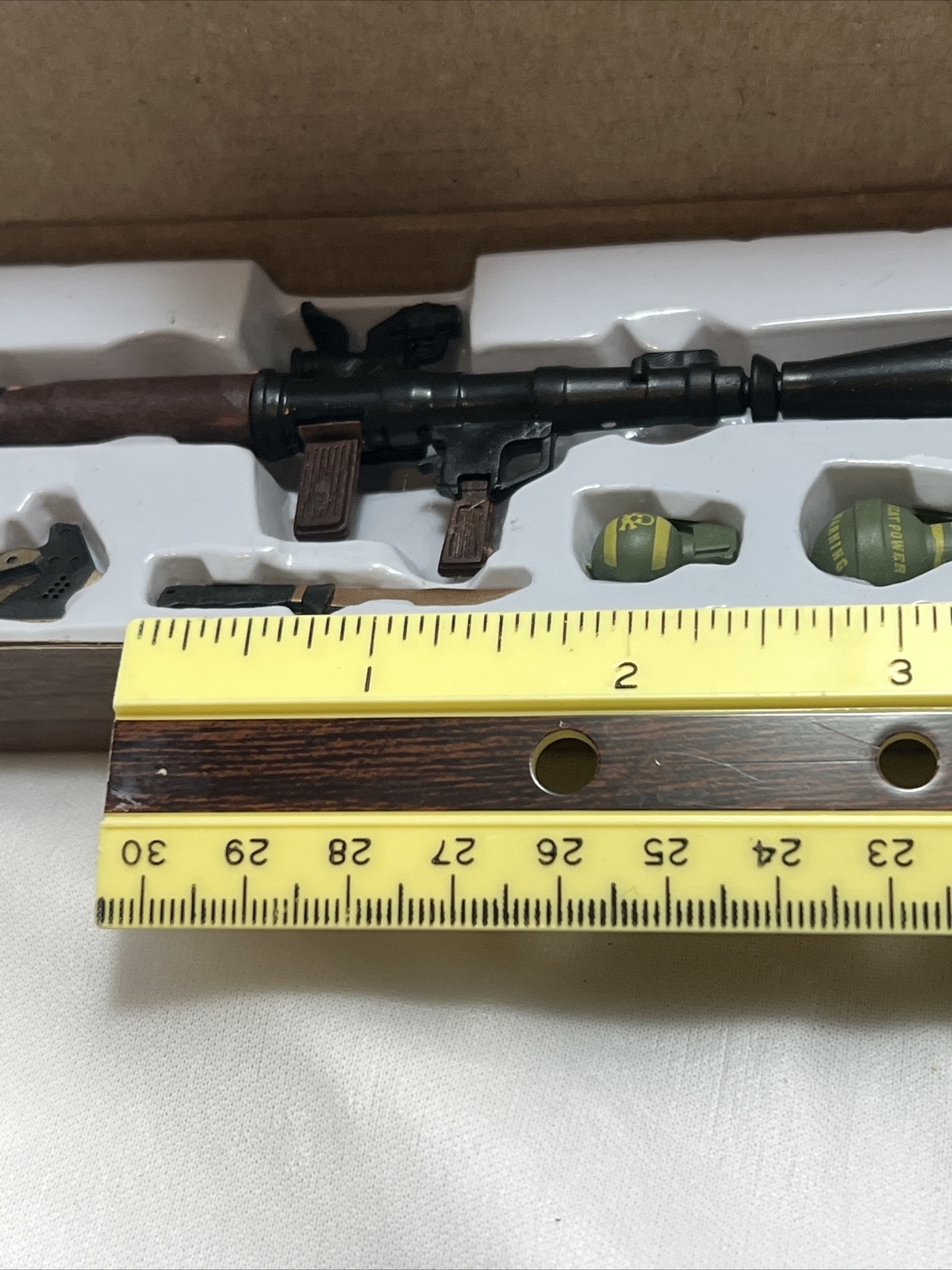 GI Joe Action Figure RPG Rocket Propelled Grenade 4D With Box