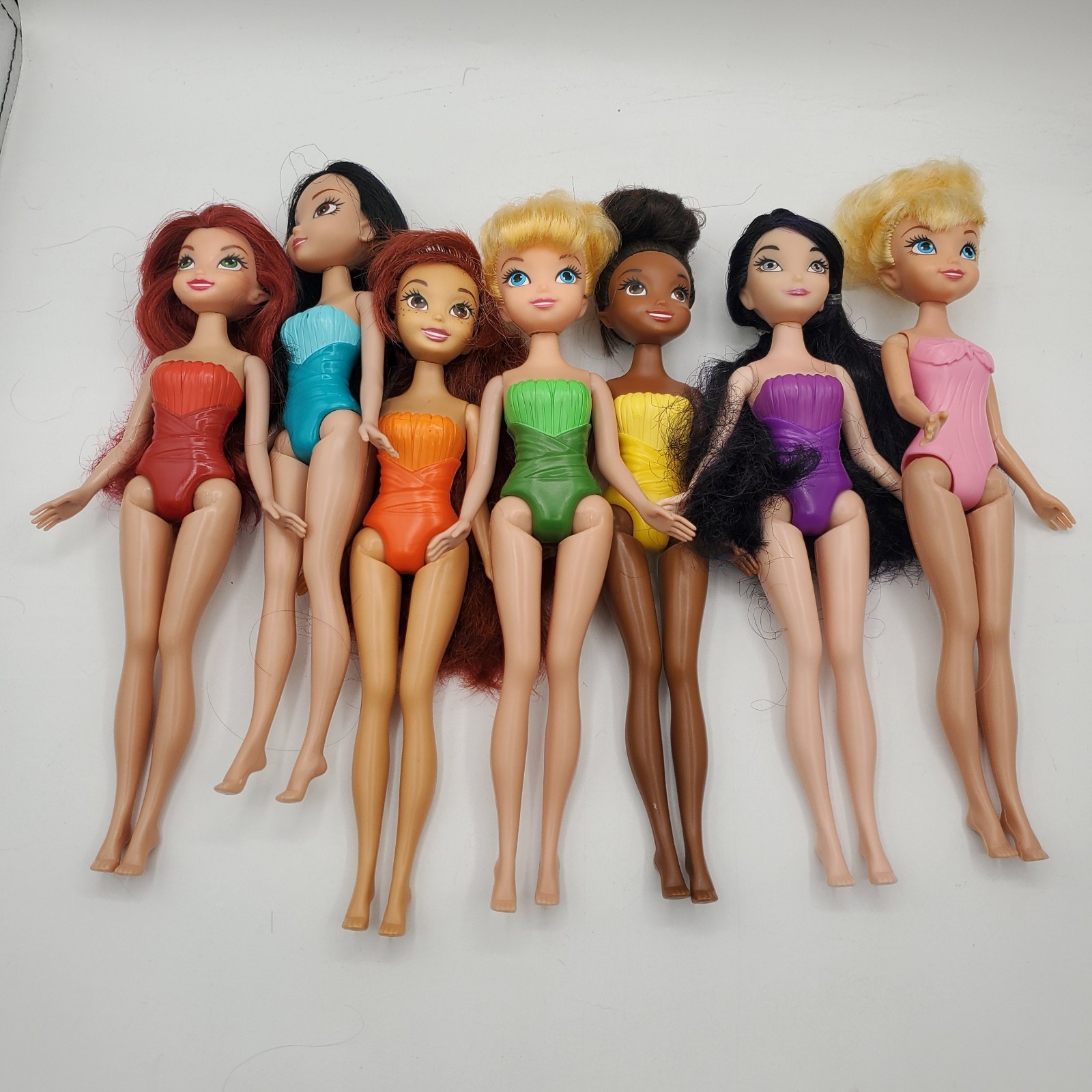 Disney Tinkerbell Fairy lot Of 7. None Of Them Have Wings. Read Details ⬇️