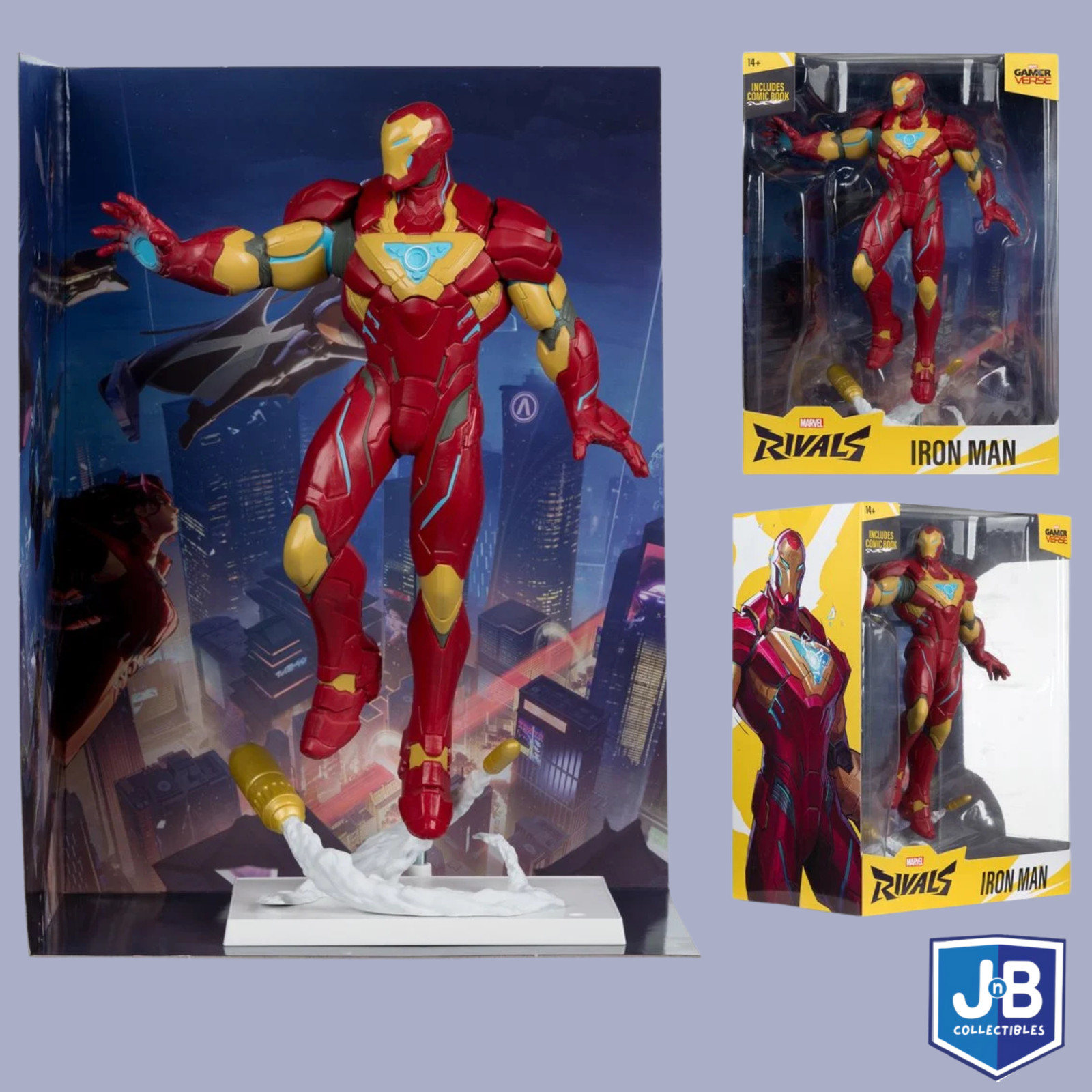 McFarlane Marvel Rivals Wave 2 Iron Man Posed Figure