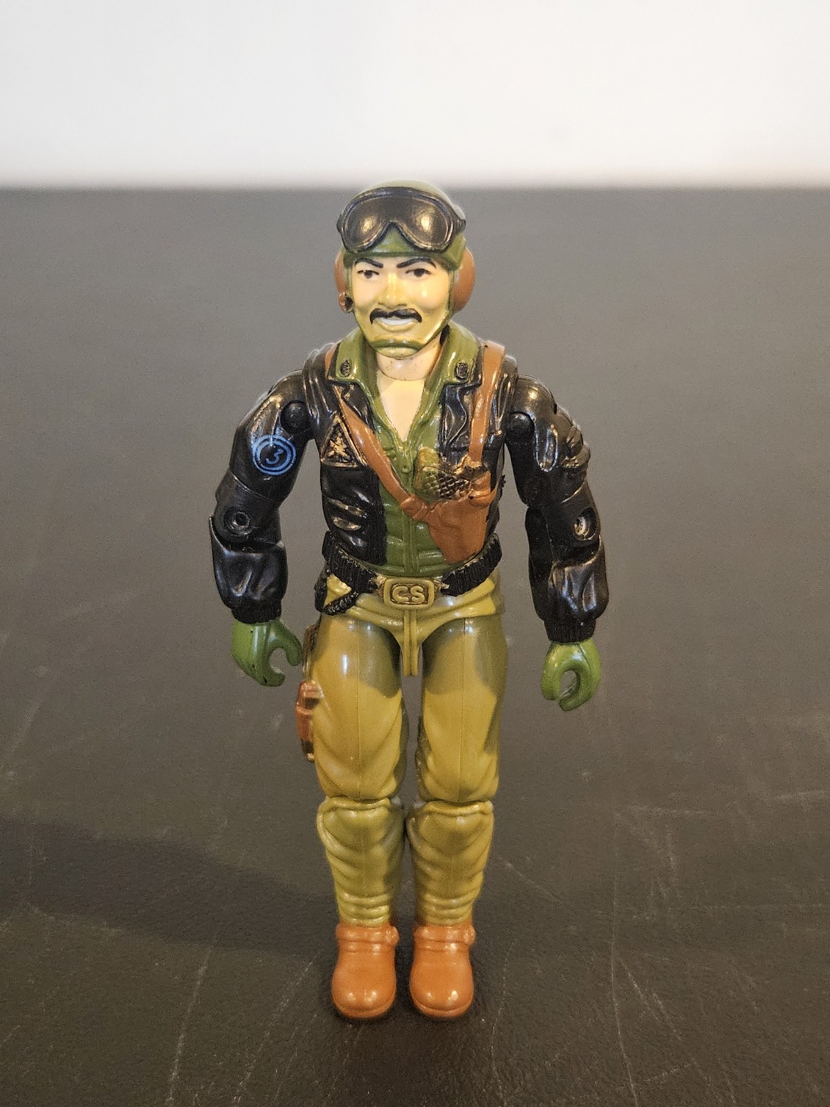 Vintage Gi Joe Cobra Arah Heavy Metal V1 1985 Figure Only M.B.T. Tank Driver