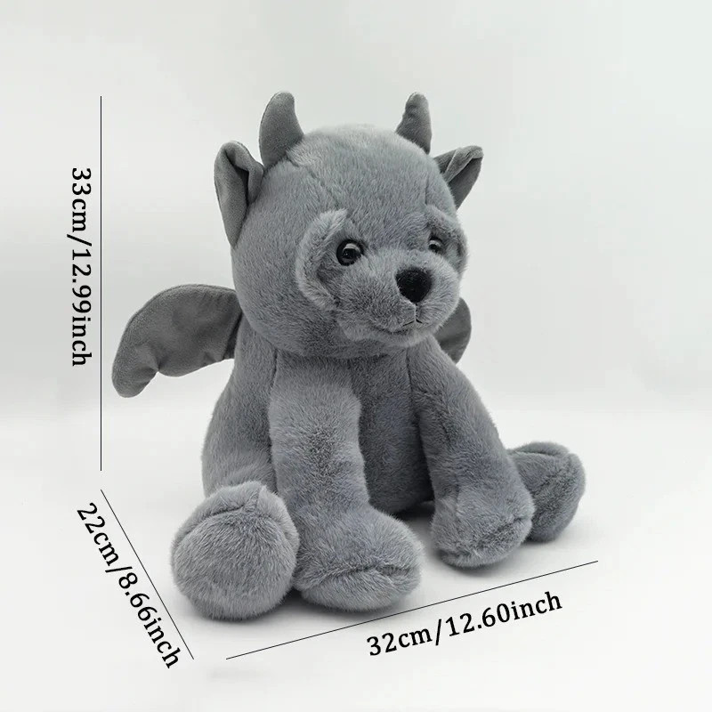 Build A Bear 2025 Lovable Legends Mini Beans Gargoyle Grey Plush Toy New